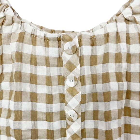 𝅺Matilda Jane Annabelle Plaid Off-Shoulder Blouse - Picture 4 of 10